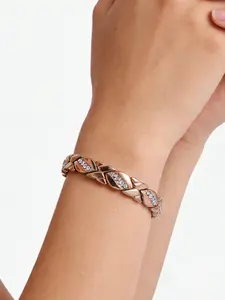 Anniversary Gift for Her! Gorgeous Rose Gold XOXO Magnetic Bracelet, Healing Magnets, Timeless Design She’ll Cherish for Years 💍