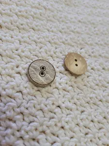 22mm Plant Fiber Two Hole Button