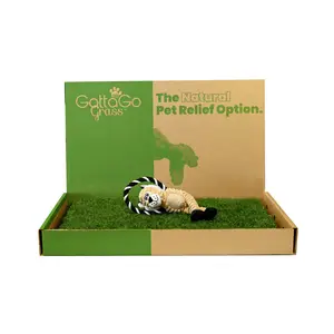 Gotta Go Grass Refill 2pk + Squeaky Toy