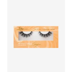 Chrysan 3D Faux Mink False Eyelashes Bold Dramatic Volume Makeup Case