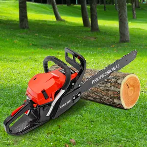 58cc Gasoline Chainsaw 20 Inch Brush Cutter for Wood Cutting Tree Pruning Farm Garden Use