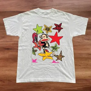 Paul Frank Multi Baby Tee Y2k Clothing,Vintage, Streetwear