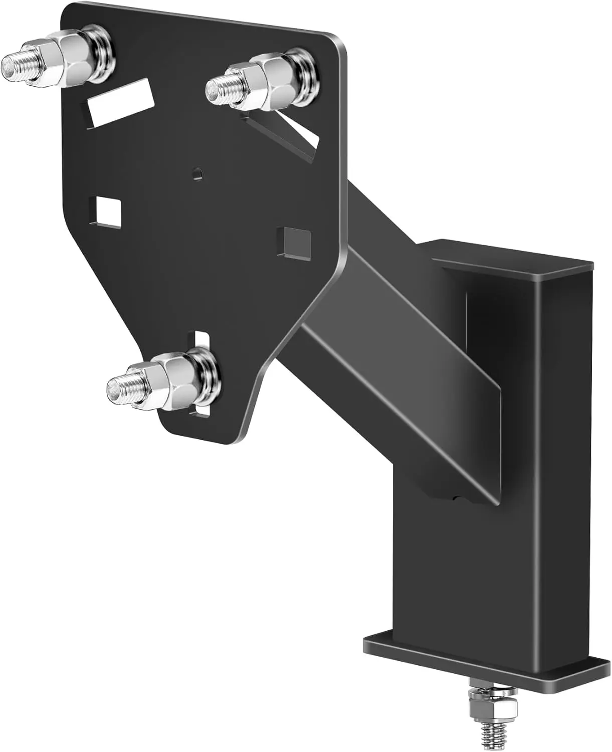 Stake Pocket Spare Tire Mount for Utility Trailer,Spare Tire Holder for 4 5 6 8 Lugs, for 2x4 Stake Pocket Spare Tire Carrier,Holds up to 160 Lbs