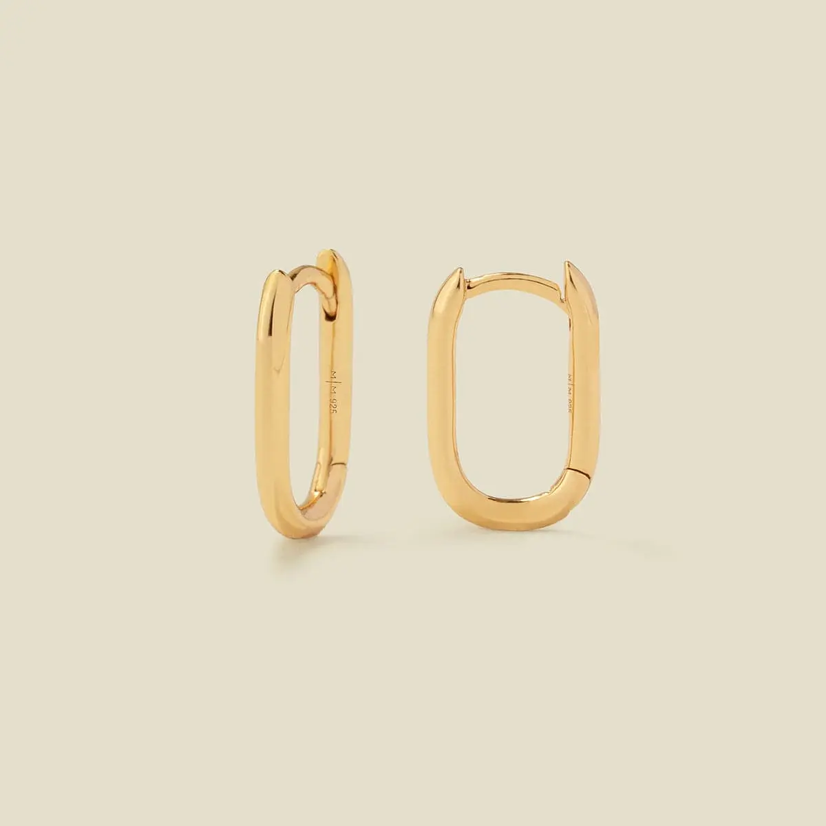Paperclip Hoop Earrings