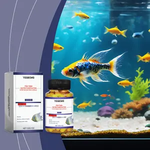 Fish Tank Water Purifier Capsules, Clean Fish Tank Stains, Clear Aquarium Water, Special Capsules for Fish Tanks, Essential Aquatic Care