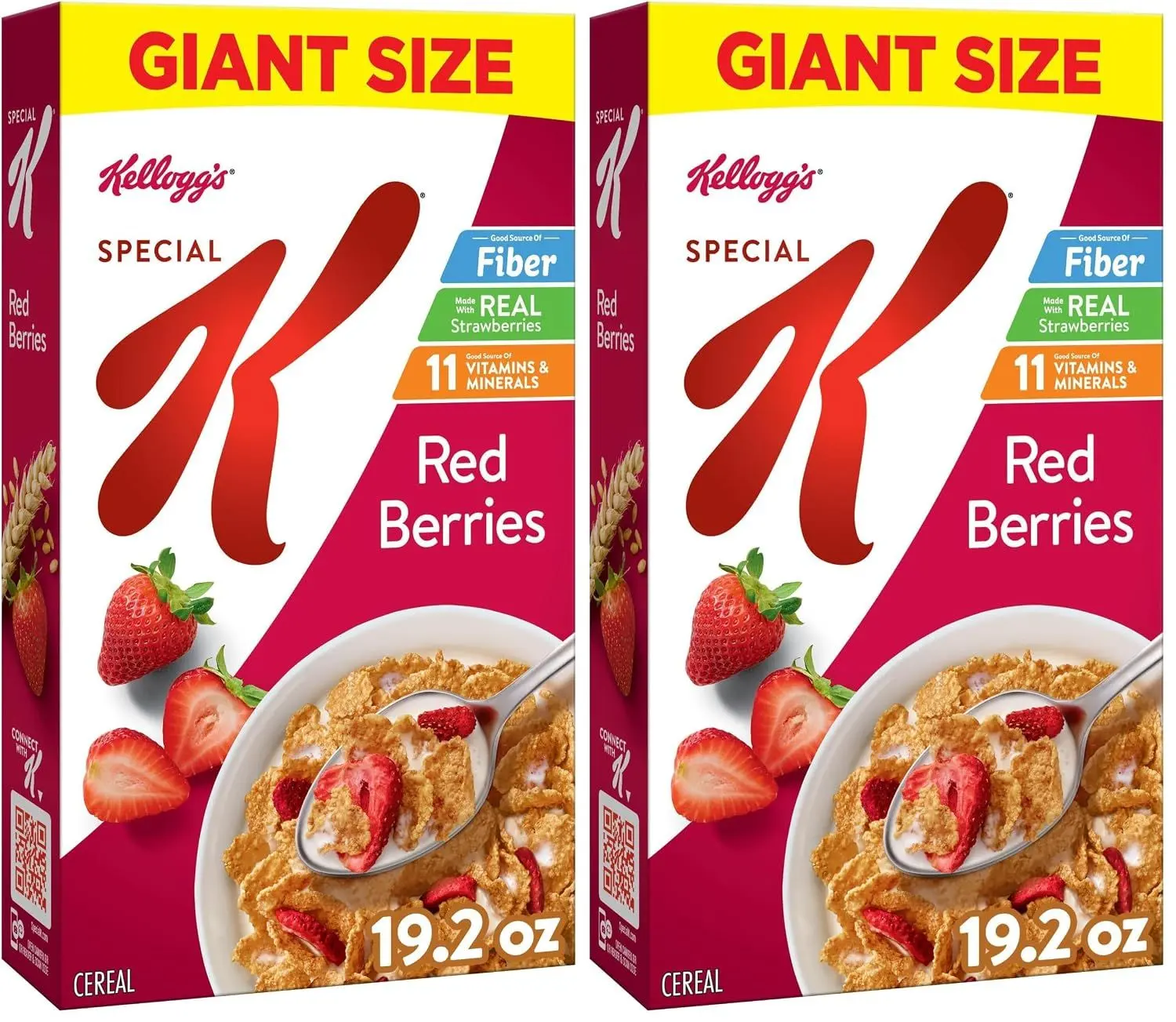 Kellogg's Special K Red Berries Giant Size Breakfast Cereal 19.2 oz