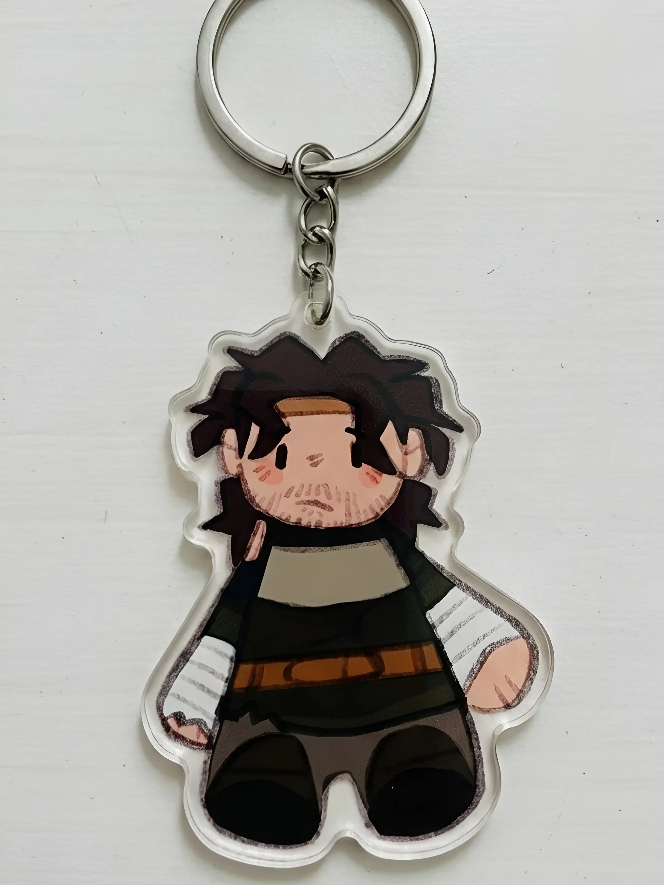 Iron Lung Convict Inspired Keychain, Video Game Keychain Charm