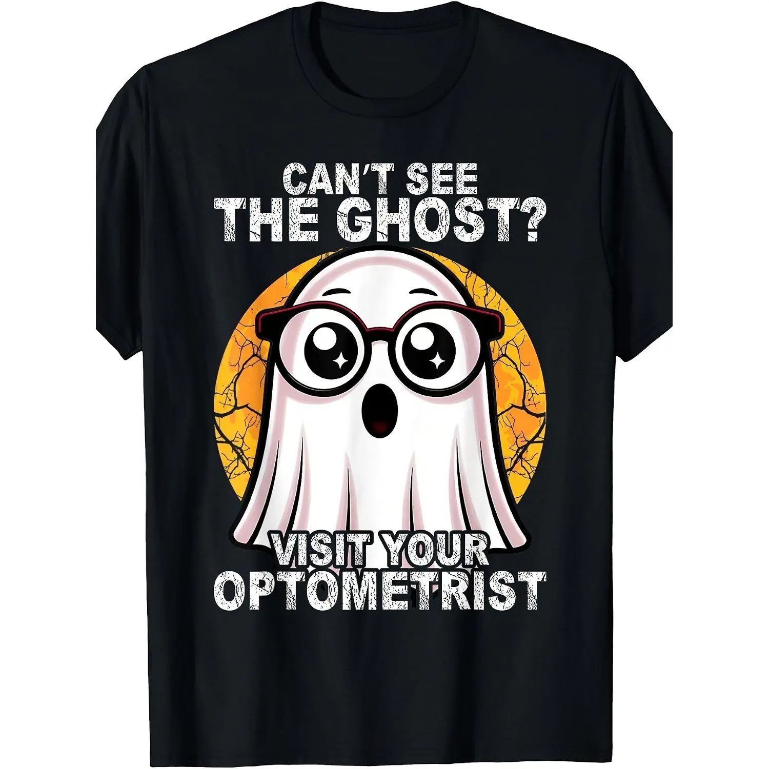 Optometry Halloween Optometrist Eye Doctor Trick Or Treat T Shirt Retro Casual Crew Neck Printed New Design Tee