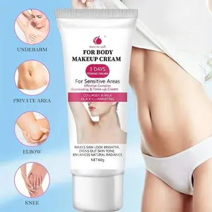 Snow White Brightening Cream contains vitamin C, niacinamide, and Chamomile  . Its hypoallergenic formula is designed for lightly beige areas such as the underarms and buttocks. Suitable for all light beige skin types, it helps to brighten and moisturize