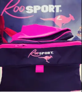 RooSportPlus Pink - Waterproof Cellphone Holder with Concealed Zipper Pocket & Easy Access Small Items Pocket for Runners Diabetics & Travelers