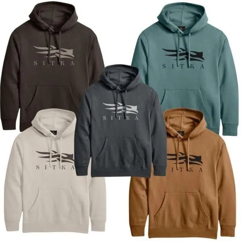 Sitka Merch Hoodie Sweatshirt Tshirt, All Seasons Menswear, Eco-Friendly & Available in Multiple Colors, USA-Made & Printed Apparel	