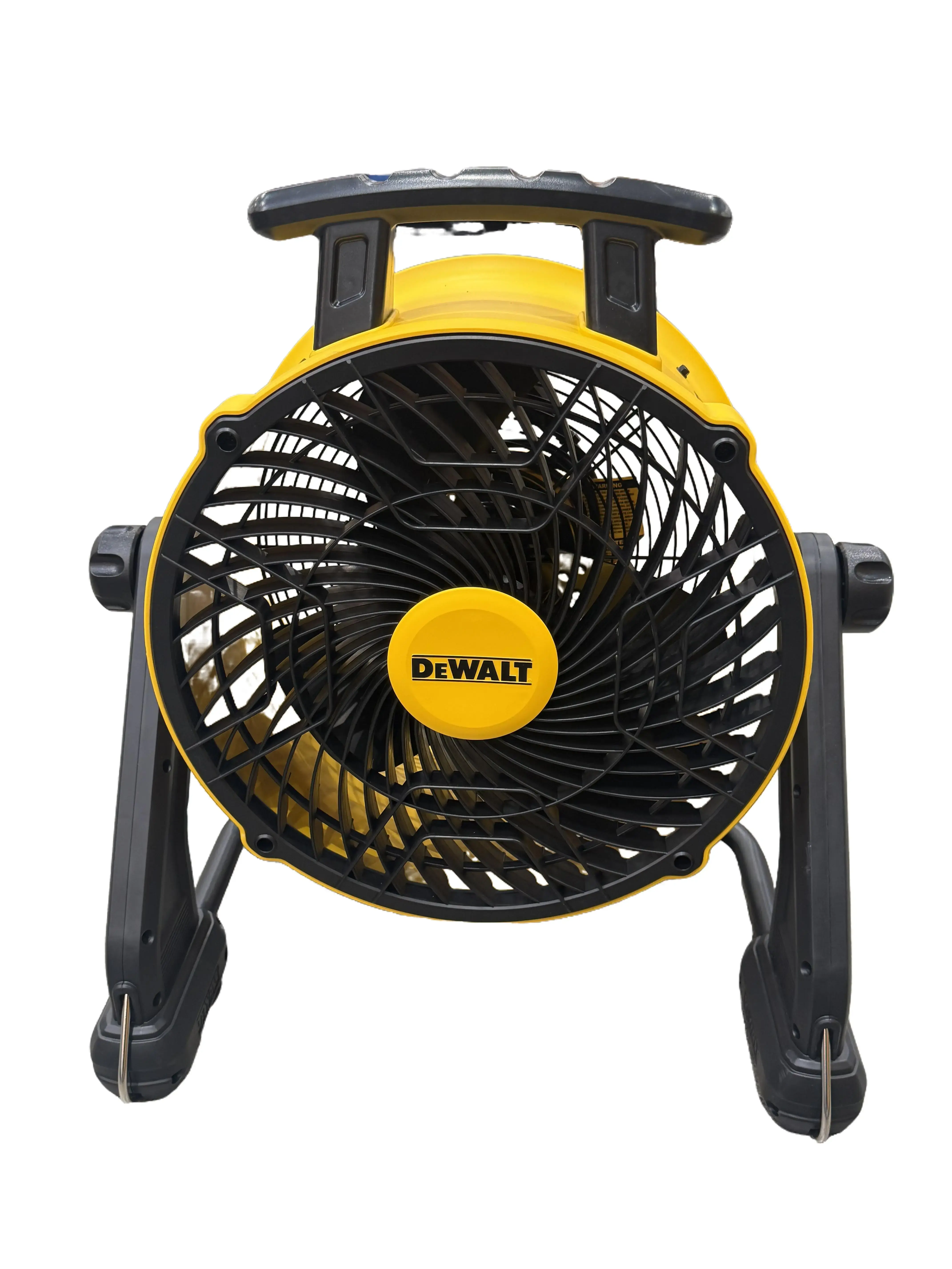 DeWalt 16" 3-Speed Benchtop & Hanging Drum Fan – Industrial Workshop Cooling Fan with Adjustable Tilt