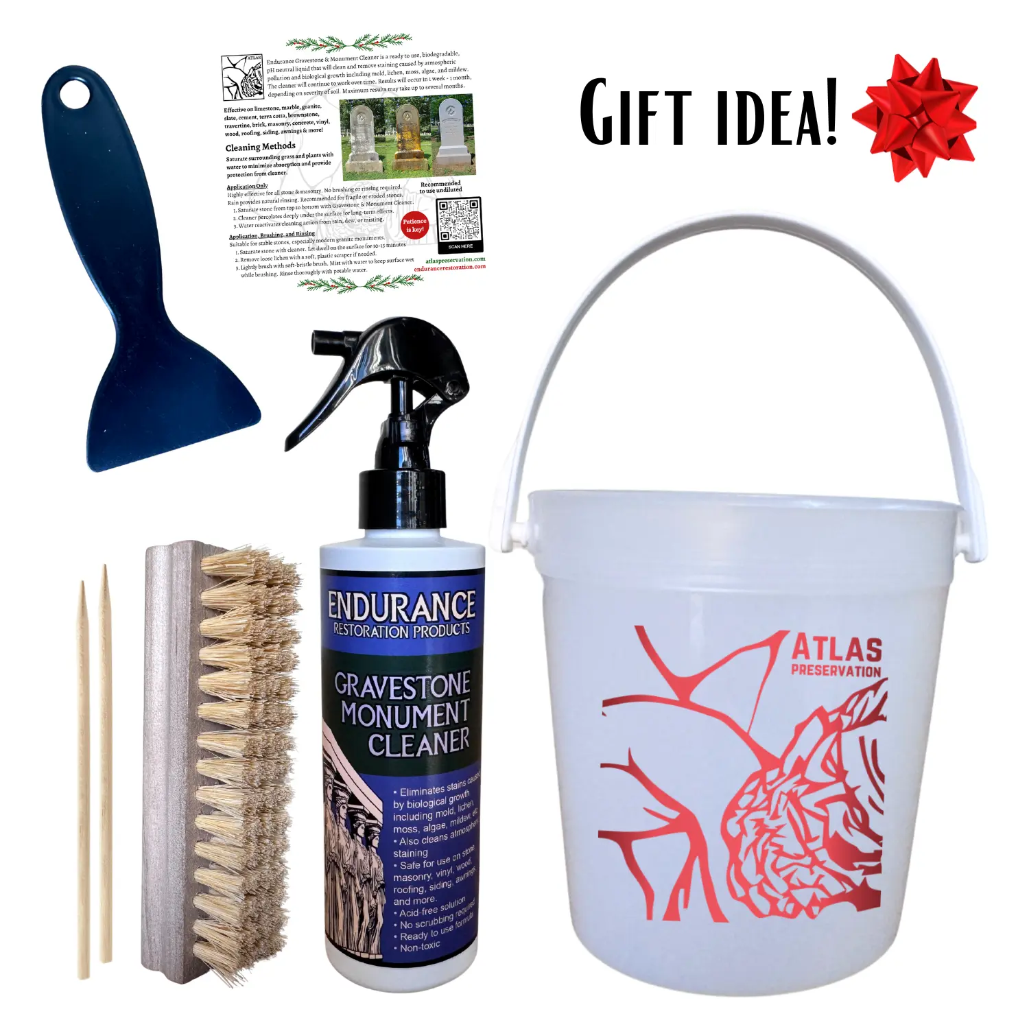 MINI Endurance Gravestone & Monument Cleaning Set (Great Gift Idea!)