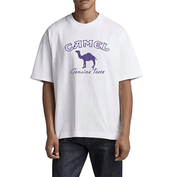 CAMEL VINTAGE HEAVYWEIGHT TEE - PRINTED ON COMFORT COLORS - UNISEX STREET STYLE