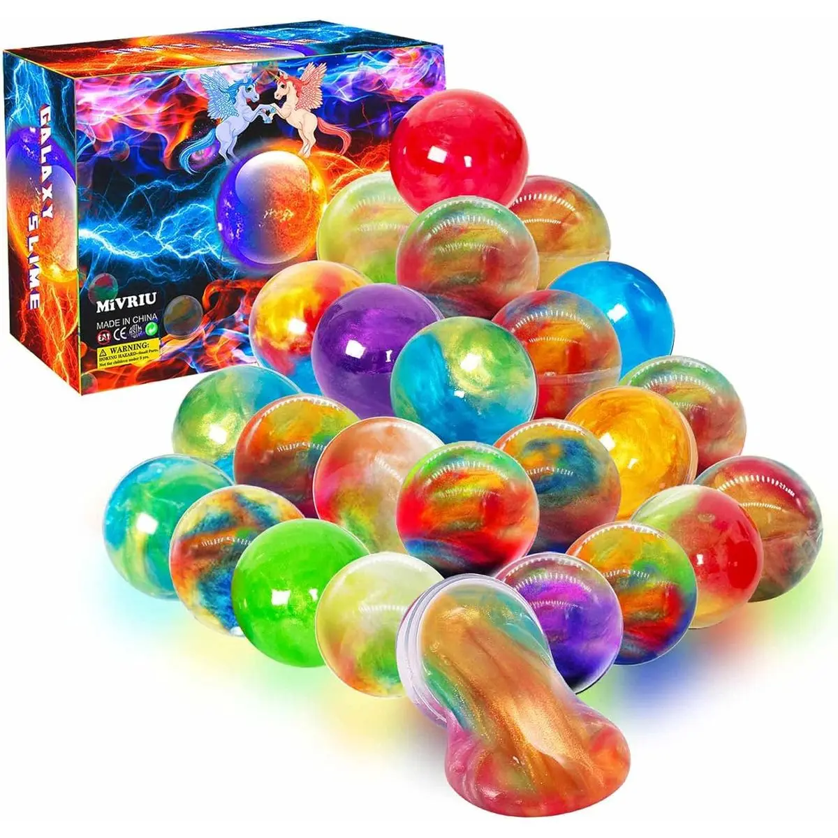 Galaxy Slime 24 Balls