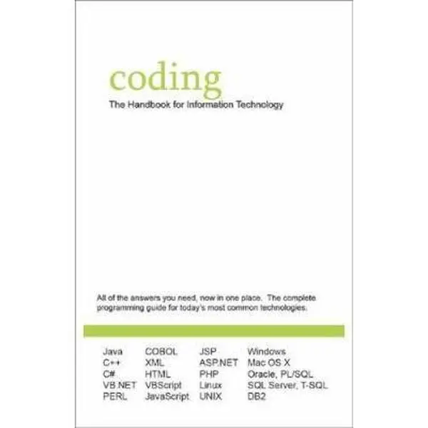 USED Book - Coding: The Handbook for Information Technology by Mary Bellino (Paperback) - english