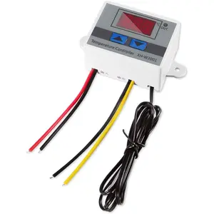 Digital LED Temperature Controller Module, W3001 Thermostat Switch with Waterproof Probe, Programmable Heating Cooling Thermostat (12V 10A 120W)