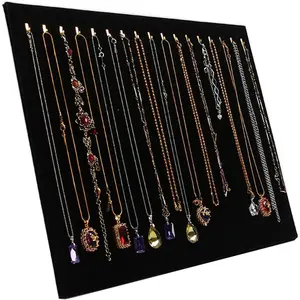 14.7"x12" 17 Hook Necklace  Tray/Display Organizer/Pad//Display case
