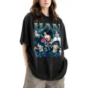 Han Vintage 90s T-shirt, Kpop  Gifts For Man and Women Unisex T-shirt