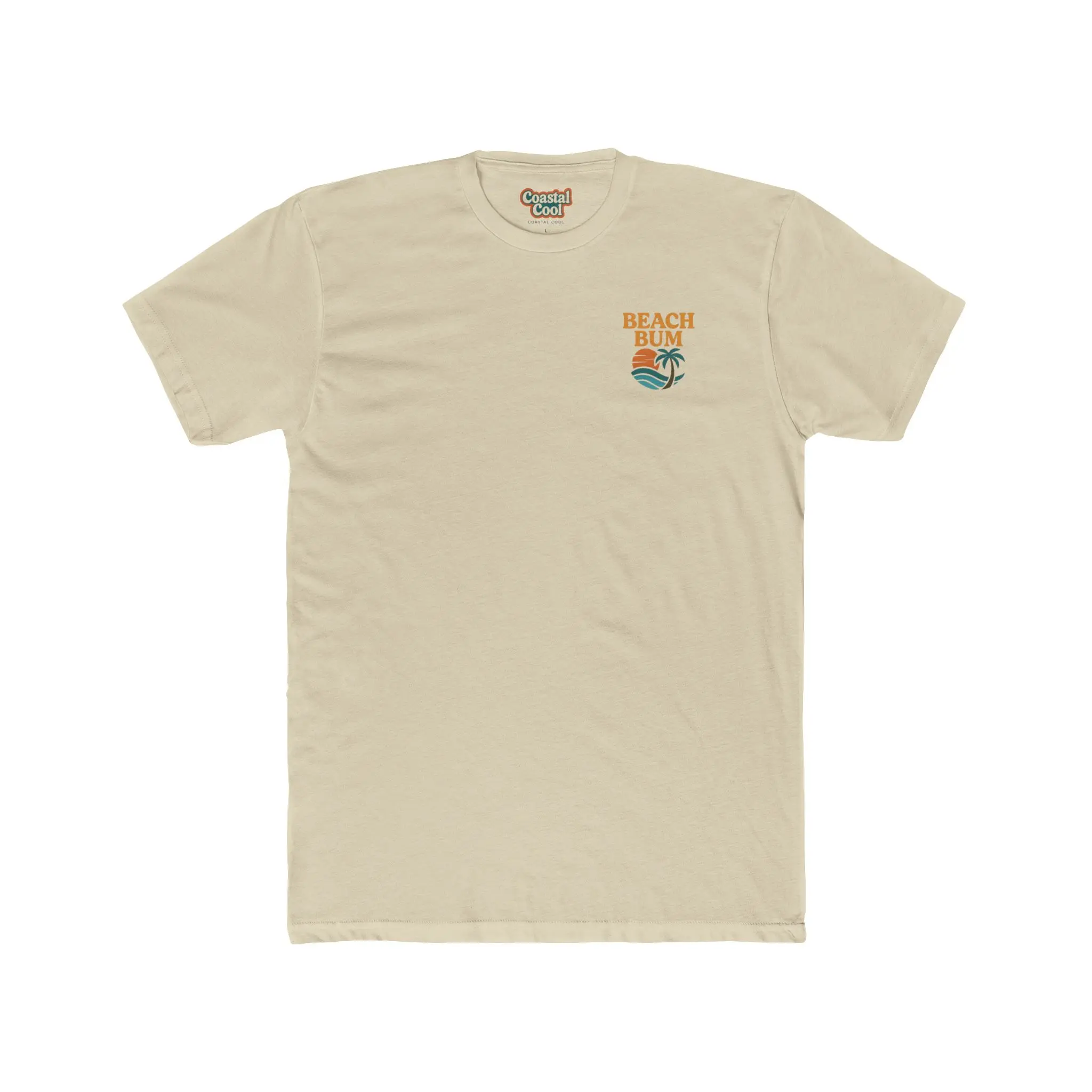 Beach Bum Unisex Cotton Crew Tee | Beach Vibes, Summer Style, Casual Wear, Vacation Shirt, Gift for Ocean Lovers