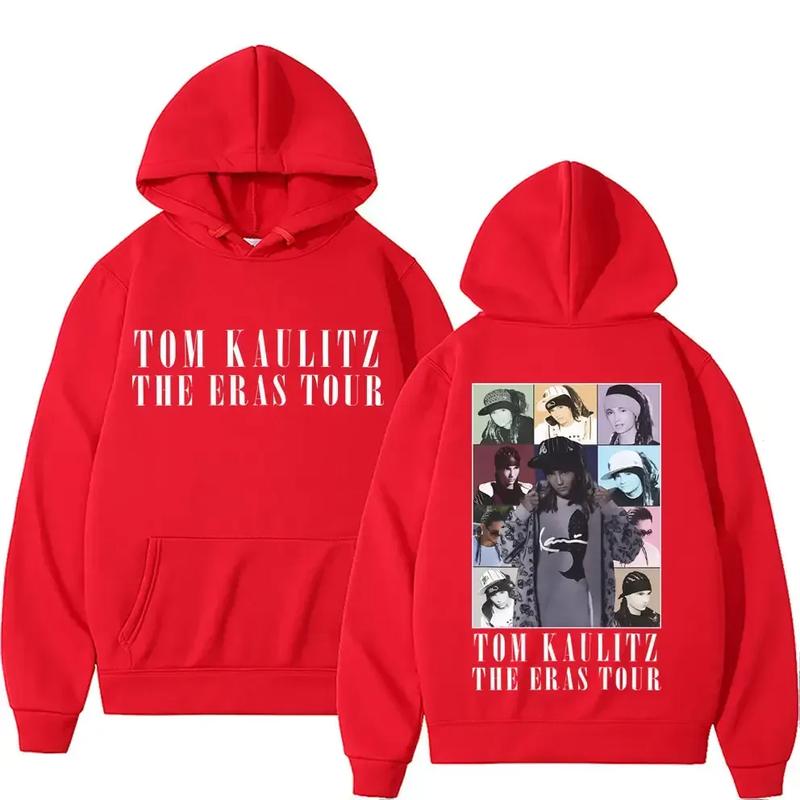 Tom Kaulitz The Eras Tour Hoodie German Rock Band Tokio Hotel Graphic Hoodies Men Women Hip Hop Punk Gothic Sweatshirt