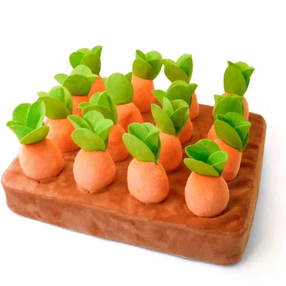 Carrot snuffle toy