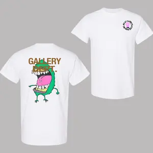 Gallery Dept Graphic Tee, Meat Puppets Cartoon Shirt, Streetwear Aesthetic T-Shirt, Edgy Art Style, Vintage Inspired Unisex Tee