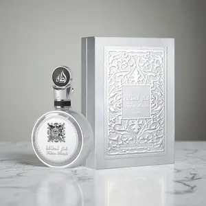 Lattafa Fakhar Platin Eau de Parfum for Men 100ml Spicy Woody Fragrance with Bergamot Ginger & Sandalwood Bold Modern Scent Long Lasting Arabic Perfume