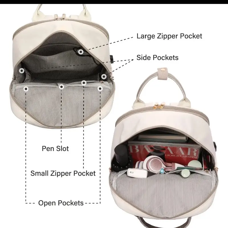 Home/ school backpack /school backpack with USB charging port, waterproof , large capacity school backpack with laptop compartment