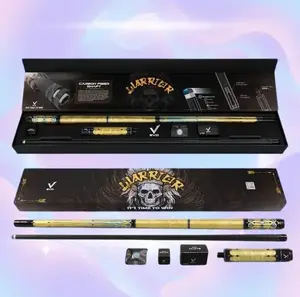 Evo Warrior Maxbing Edition — Desert Gold Carbon Fiber Pool Cue Kit with Pro Taper Shaft, TIME Tip, 6" Extension, Glove & Chalk
