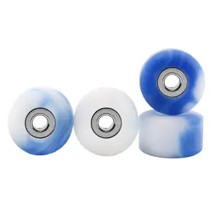 Apex New Street Wheels - 61D Urethane - Ultraspin Bearings - "Ocean Swirl"