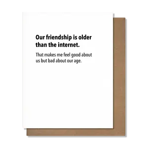 Older Than The Internet Card