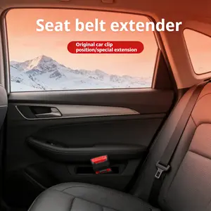 Universal Car Seat Belt Buckle Clip Holder Booster Durable Fixing Clip for Rear Seat Easy Access Auto Accessories