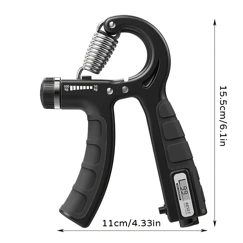 Grip strength trainer with finger exciseer,hand grip strengthener,finger stretcher ,grip ring and stress relief ball for muscle building and injury recovery hand extension. exerciser outdoorfun