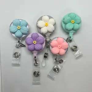 Flower Badge Reel /ID Badge Reel/ Office Accessories/ School Accessories nurse
