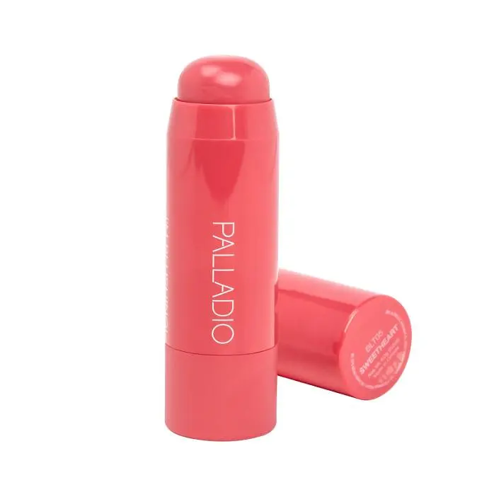 Palladio I'm Blushing 2-in-1 Cheek and Lip Tint, Buildable Lightweight Cream Blush, Sheer Multi Stick Hydrating formula, All day wear, Easy Application, Shimmery, Blends Perfectly to Skin, Sweetheart