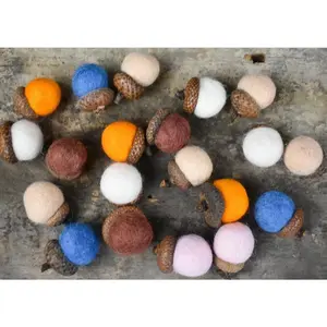 Wool Felted Acorns