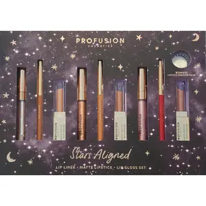 PROFUSION Stars Aligned Lip Liner Matte Lipstick Gloss Set