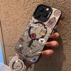 H-Harry PotterS anime MOVIE cartoon Phone Case Casing for iPhone 17 16 15 14 13 12 11 Pro Max Air Magnetic MagSafe Matte Laser Metallic Phone Case | Aurora Gradient Finish with Smooth Matte Texture | Durable Scratch-Resistant Protective Cover
