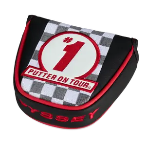 Odyssey Golf Tempest Mallet Putter Headcover in Black/Red Odyssey Golf Tempest Mallet Putter Headcover in Black/Red