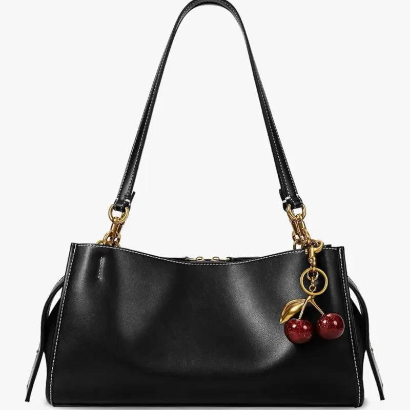 Chic Aesthetic Handbag for Women, Sleek Coffee Crossbody Bag for Versatile Everyday Use and Casual Outings