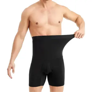 Men’s Tummy Control Compression Shorts Waist Shaping Shapewear