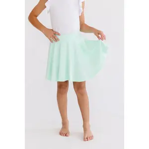 Pastel Green Twirl Skort