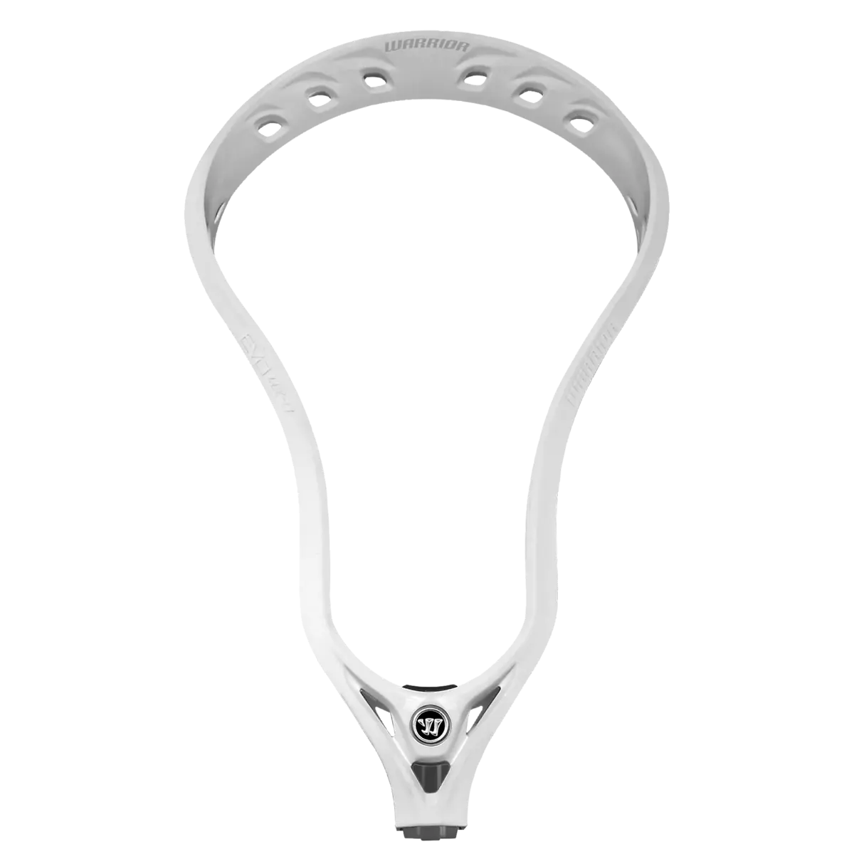 Warrior Evo QX-D Men's Unstrung Lacrosse Head for Defensive-Minded Players, High Heat Resistance, Immediate Ball Control, Increased Durability, Lightweight Performance, Mid to Mid-High Pocket, Therma-Loc Resin Performance Boost