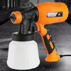 Electric Paint Sprayer, Plug and Play Electric Paint Spray Gun with 2/4 Nozzles, Professional Spray Tool for Furniture, Wall & Outdoor Painting