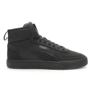 PUMA Mens Caven Mid Buck Lace Up Sneakers Shoes Casual - Black