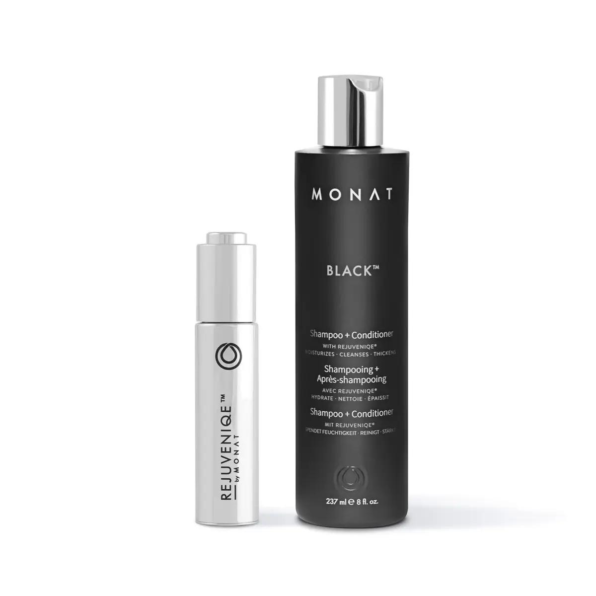 MONAT REJUVENIQE Oil & Black Shampoo + Conditioner Duo – Strengthening Hair Care Set for Shine & Scalp Health MONAT REJUVENIQE Oil & Black Shampoo + Conditioner Duo – Strengthening Hair Care Set for Shine & Scalp Health