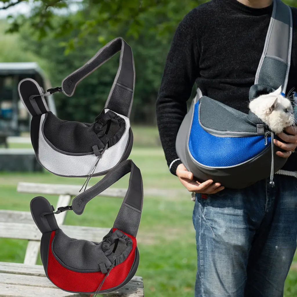 Pet Carrier Backpack, Adjustable Pet Front Cat Dog Carrier Backpack Travel Bag, , Easy-Fit for Traveling Hiking Camping for Small Medium Dogs Cats Puppies,  Black