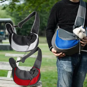 Pet Carrier Backpack, Adjustable Pet Front Cat Dog Carrier Backpack Travel Bag, , Easy-Fit for Traveling Hiking Camping for Small Medium Dogs Cats Puppies,  Black