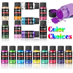 Mica Powder 18pcs Set, Pearlescent Epoxy Resin Color Pigments Kit, DIY Jewelry Making Supplies, Resin Casting Dye, Craft Painting Dye